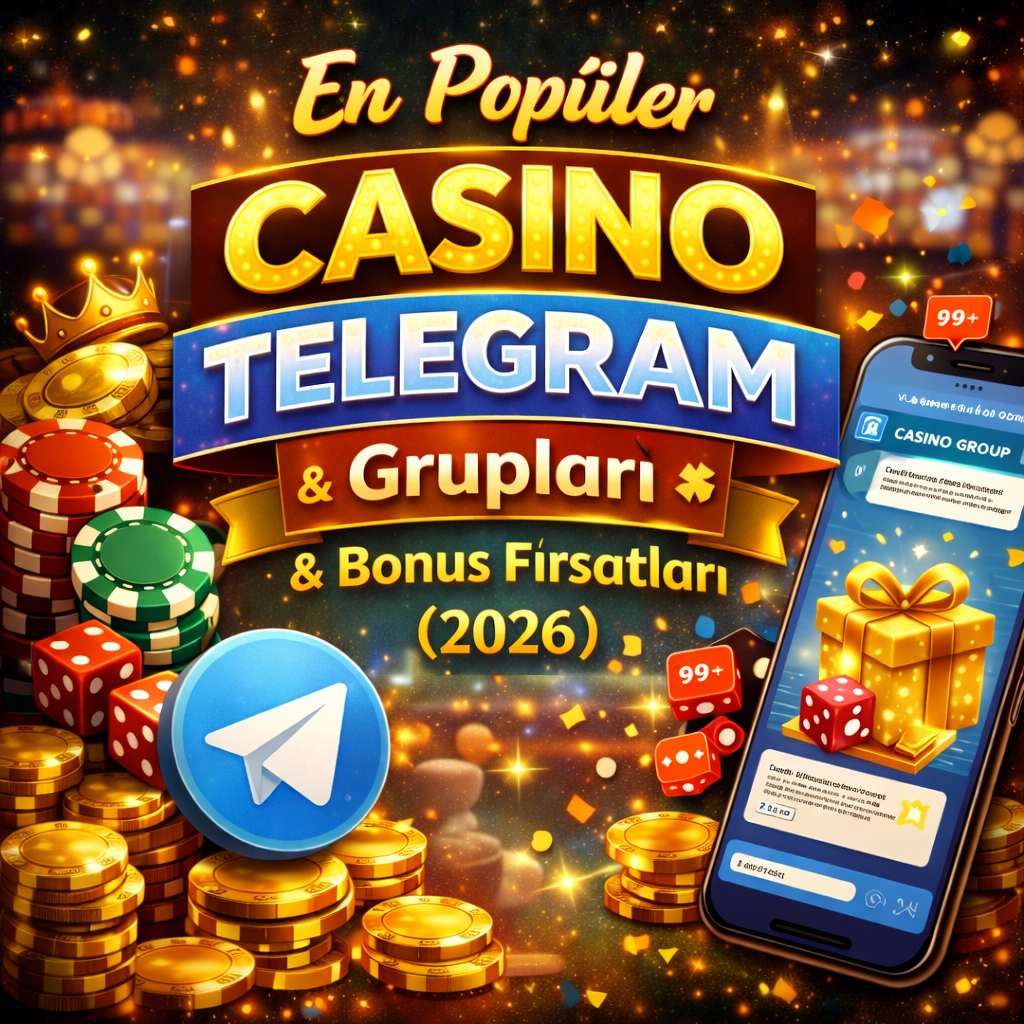 En popüler casino Telegram grupları ve bonus fırsatları 2026